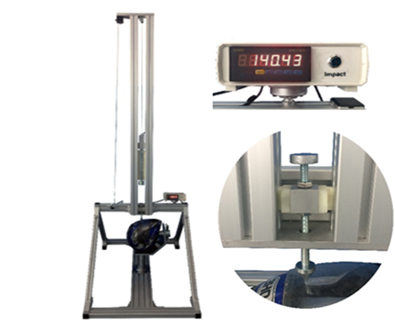 Máquina de prueba de impacto de visera de casco